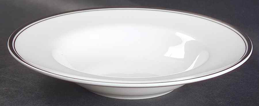 Concord Platinum (Concord Shape) Rim Soup Bowl by Royal Doulton-1