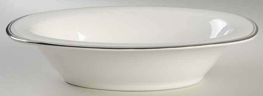Concord Platinum (Concord Shape) 11" Oval Vegetable Bowl by Royal Doulton-1