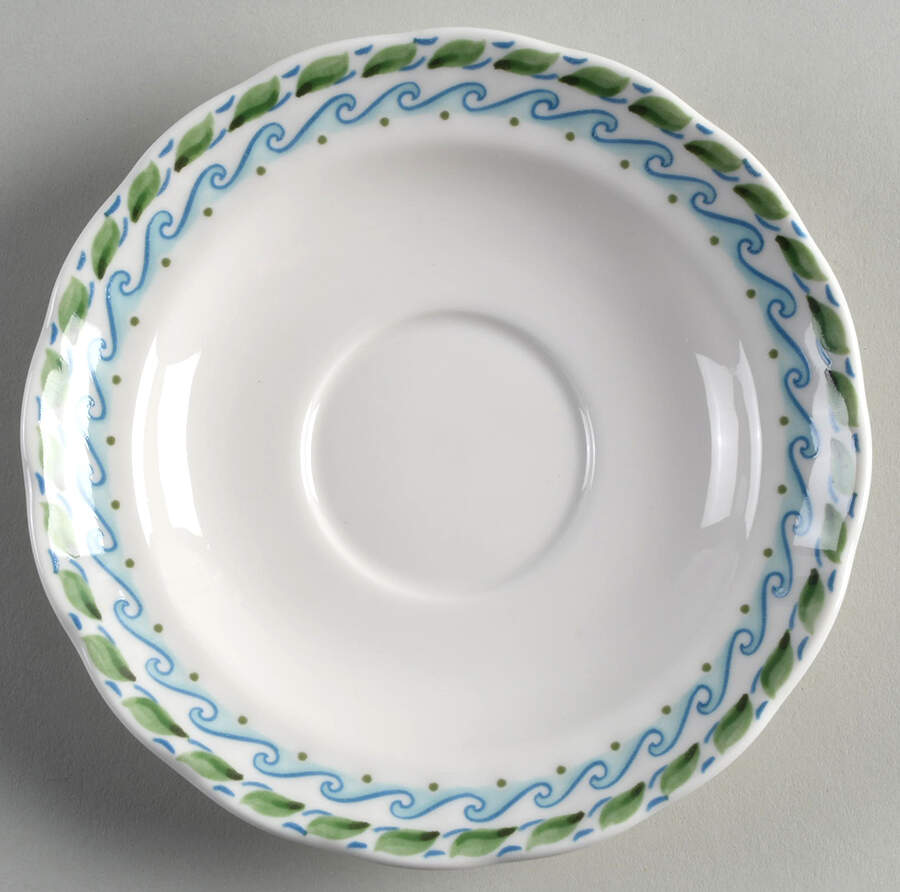 Coral Reef Saucer for Breakfast Cup by Royal Doulton-1