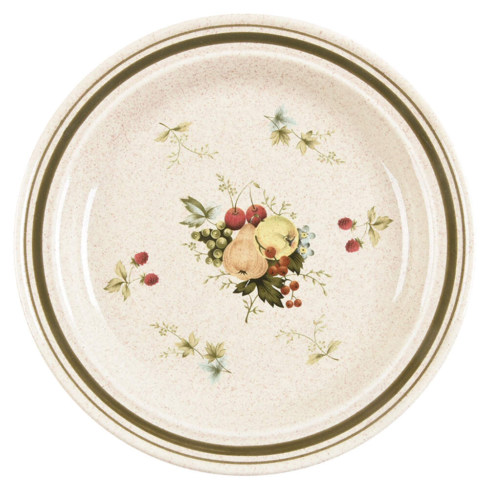 Cornwall (Rim, Double Green Trim) Bread & Butter Plate by Royal Doulton-1