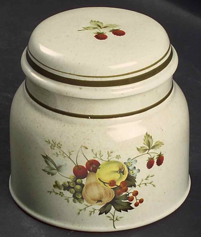 Cornwall (Rim, Double Green Trim) Sugar Bowl & Lid by Royal Doulton-1