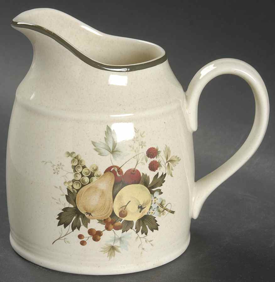 Cornwall (Coupe, Single Line Green Trim) 16 Oz Pitcher by Royal Doulton-1