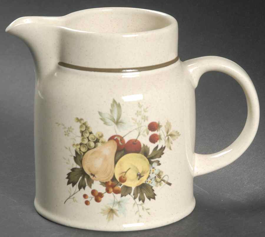 Cornwall (Coupe, Single Line Green Trim) Creamer by Royal Doulton-1