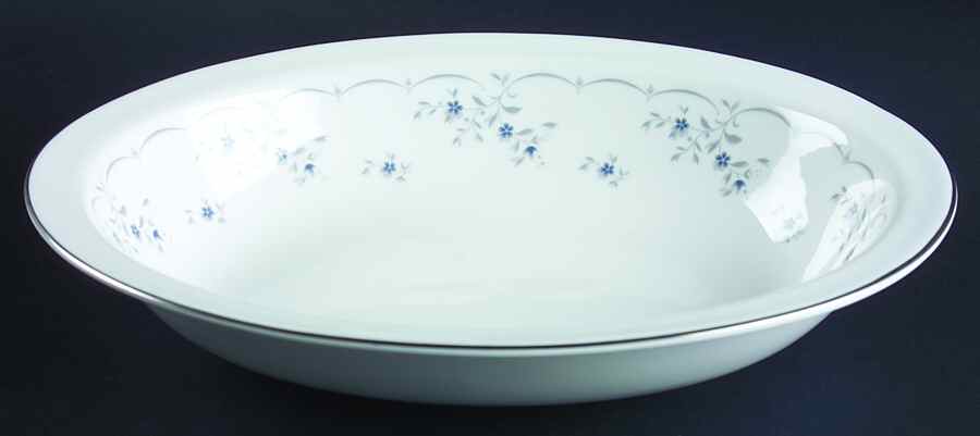 Cotillion 10" Oval Vegetable Bowl by Royal Doulton-1