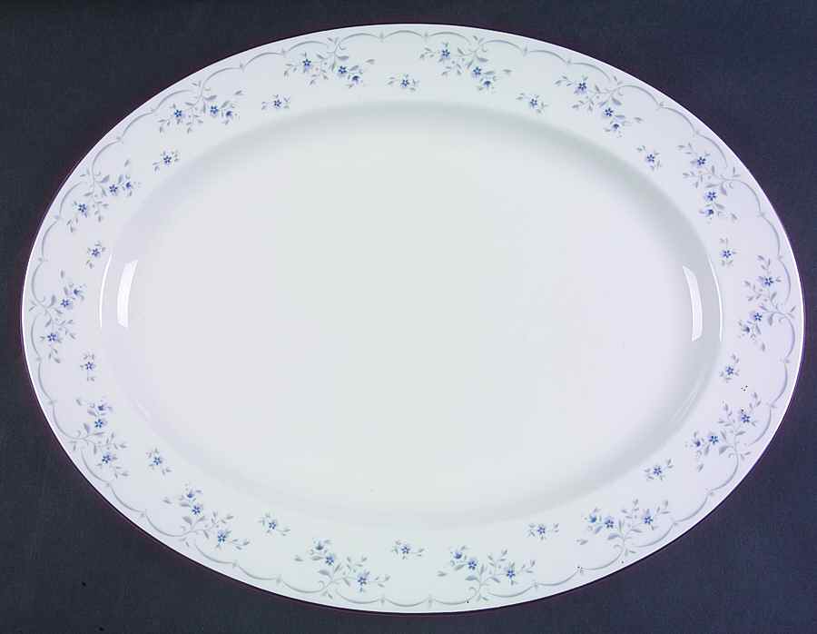 Cotillion 16" Oval Serving Platter by Royal Doulton-1