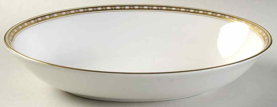 Cotillion 9" Oval Vegetable Bowl by Royal Doulton-1
