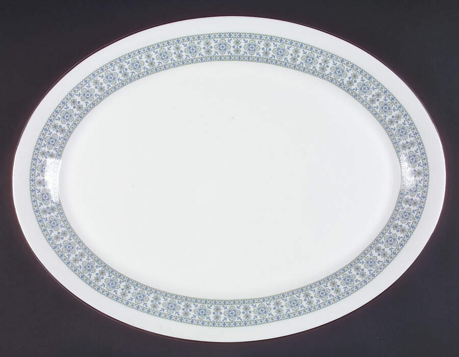 Counterpoint 16" Oval Serving Platter by Royal Doulton-1