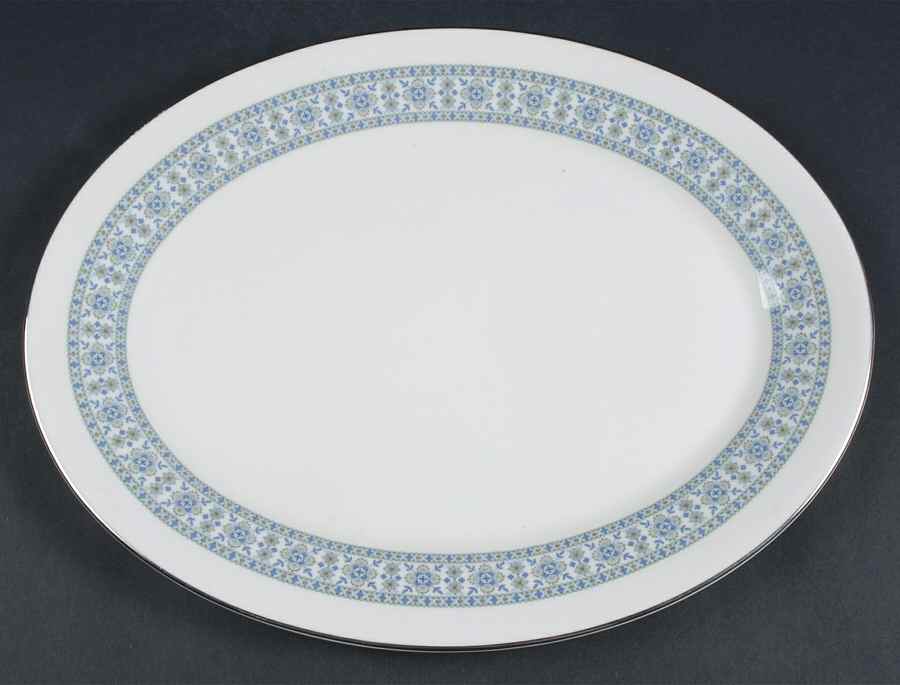 Counterpoint 13" Oval Serving Platter by Royal Doulton-1