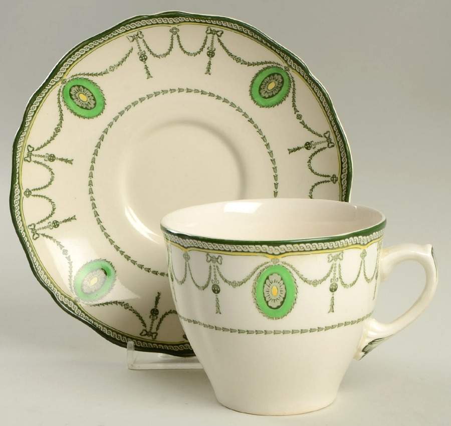 Countess Oversized Cup & Saucer Set by Royal Doulton-1