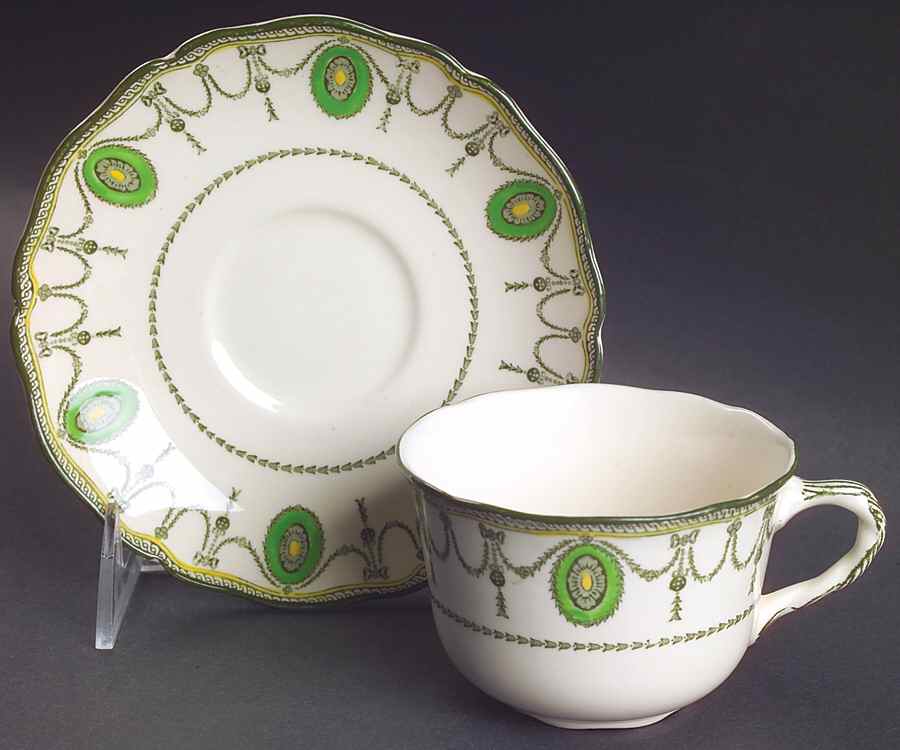 Countess Flat Cup & Saucer Set by Royal Doulton-1