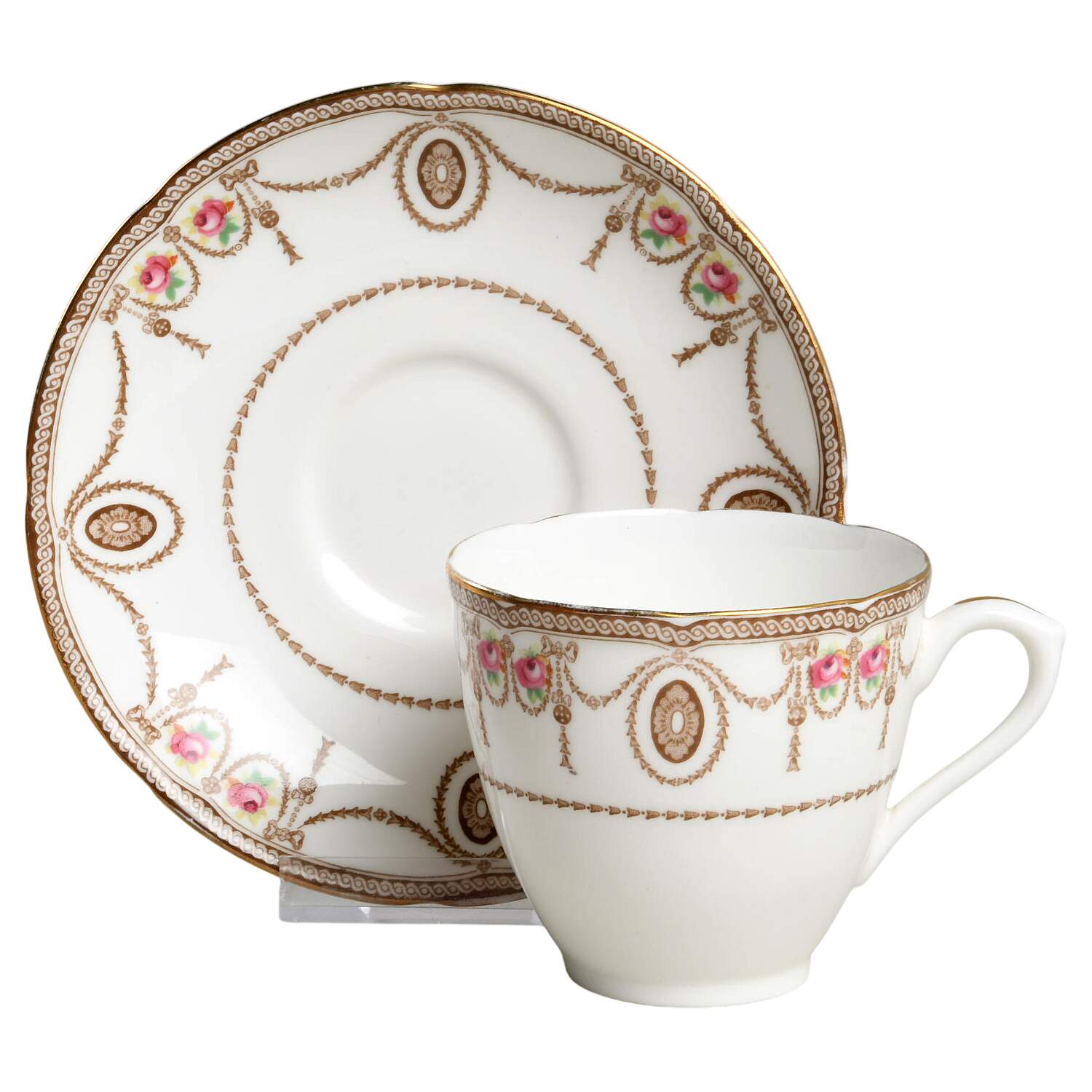 Countess Flat Cup & Saucer Set by Royal Doulton-1