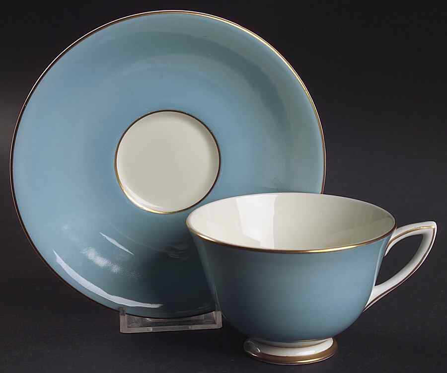 Court Footed Cup & Saucer Set by Royal Doulton-1