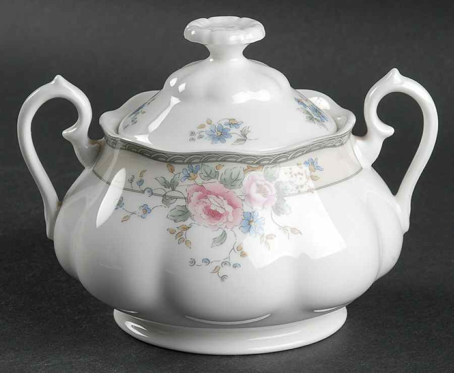 Courtney Sugar Bowl & Lid by Royal Doulton-1