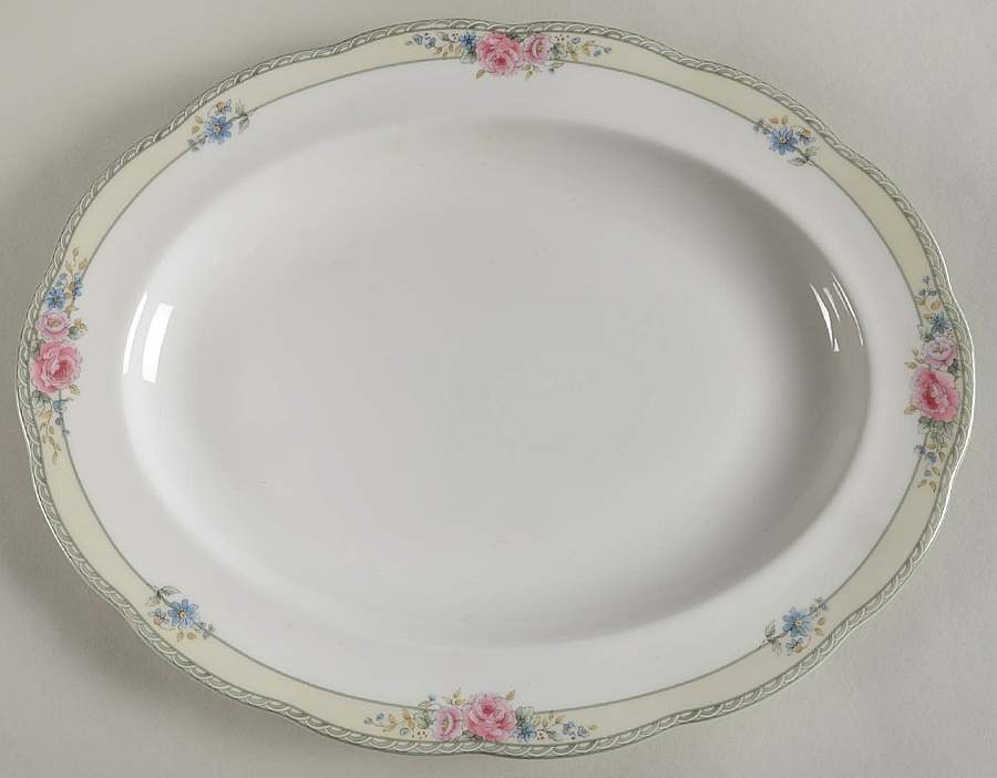 Courtney 13" Oval Serving Platter by Royal Doulton-1