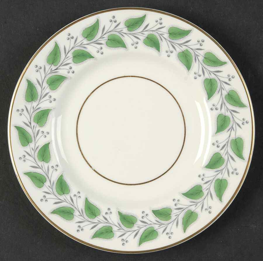 Coventry Green (Green Leaves) Bread & Butter Plate by Royal Doulton-1