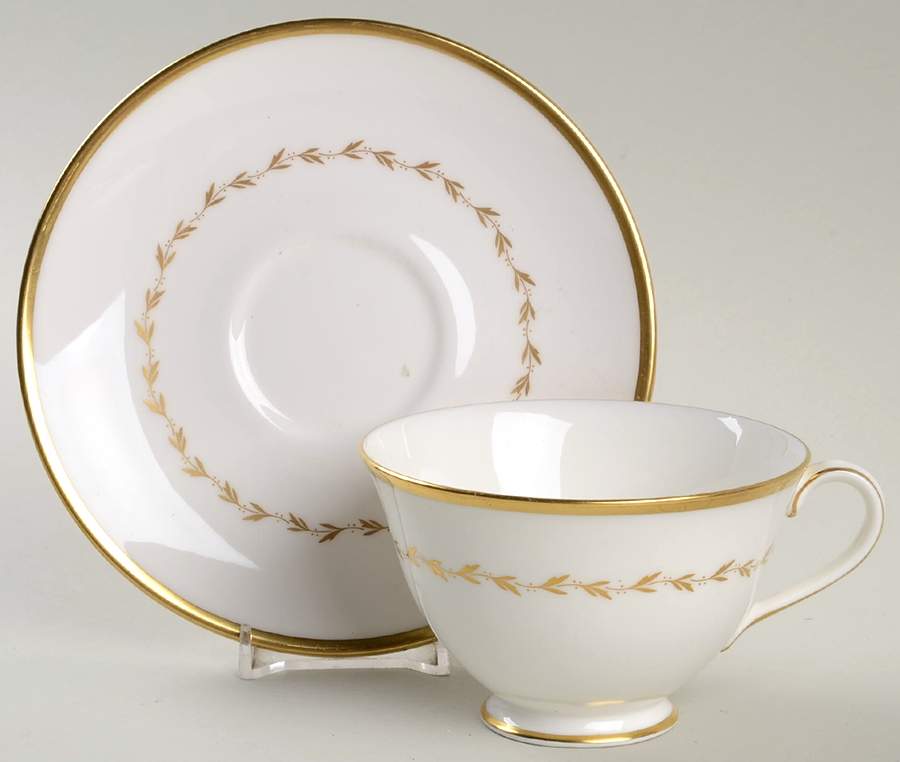 Covington Footed Cup & Saucer Set by Royal Doulton-1