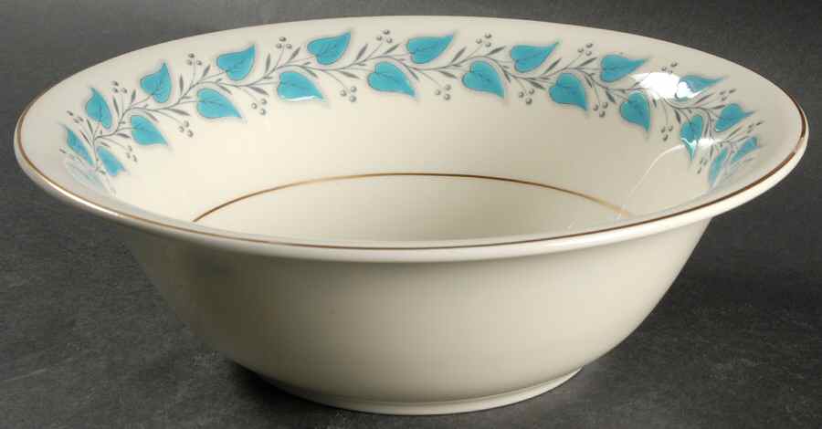 Coventry Blue Turquoise 9" Round Vegetable Bowl by Royal Doulton-1