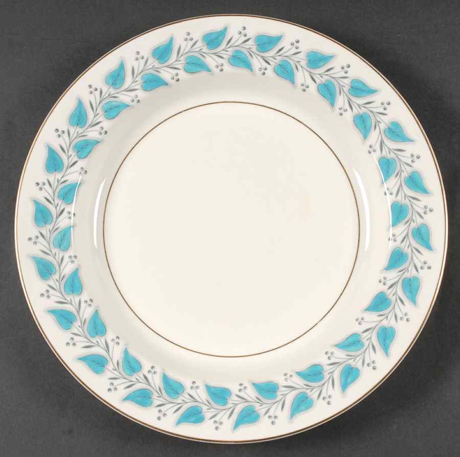 Coventry Blue Turquoise 12" Chop Plate (Round Platter) by Royal Doulton-1