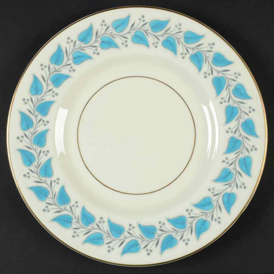 Coventry Blue Turquoise Luncheon Plate by Royal Doulton-1
