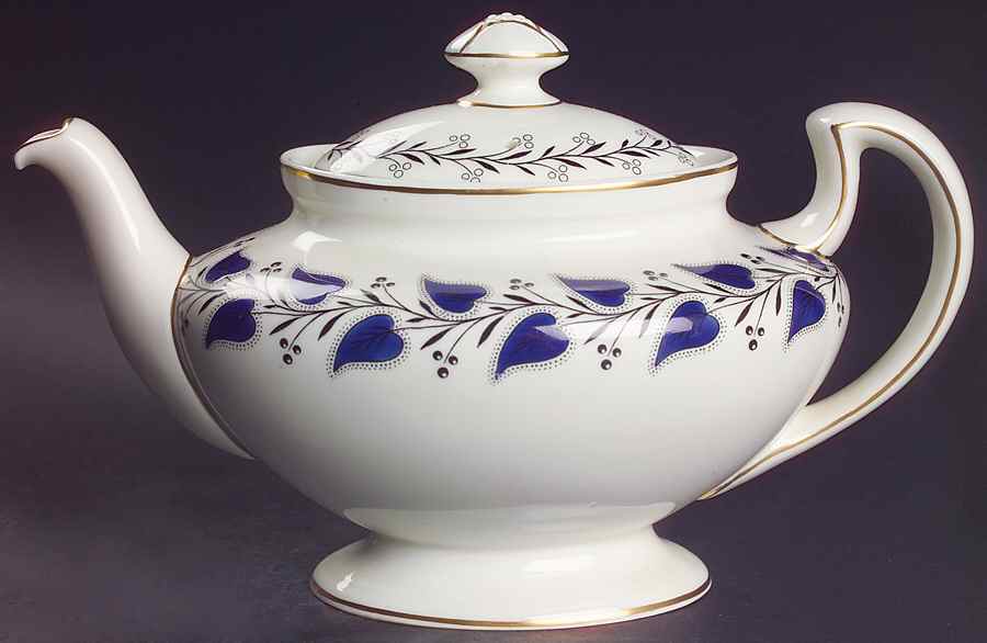 Coventry Navy Blue Teapot & Lid by Royal Doulton-1