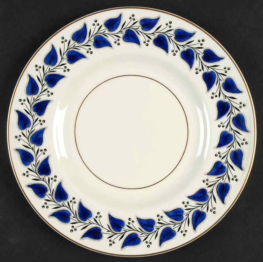 Coventry Navy Blue Luncheon Plate by Royal Doulton-1