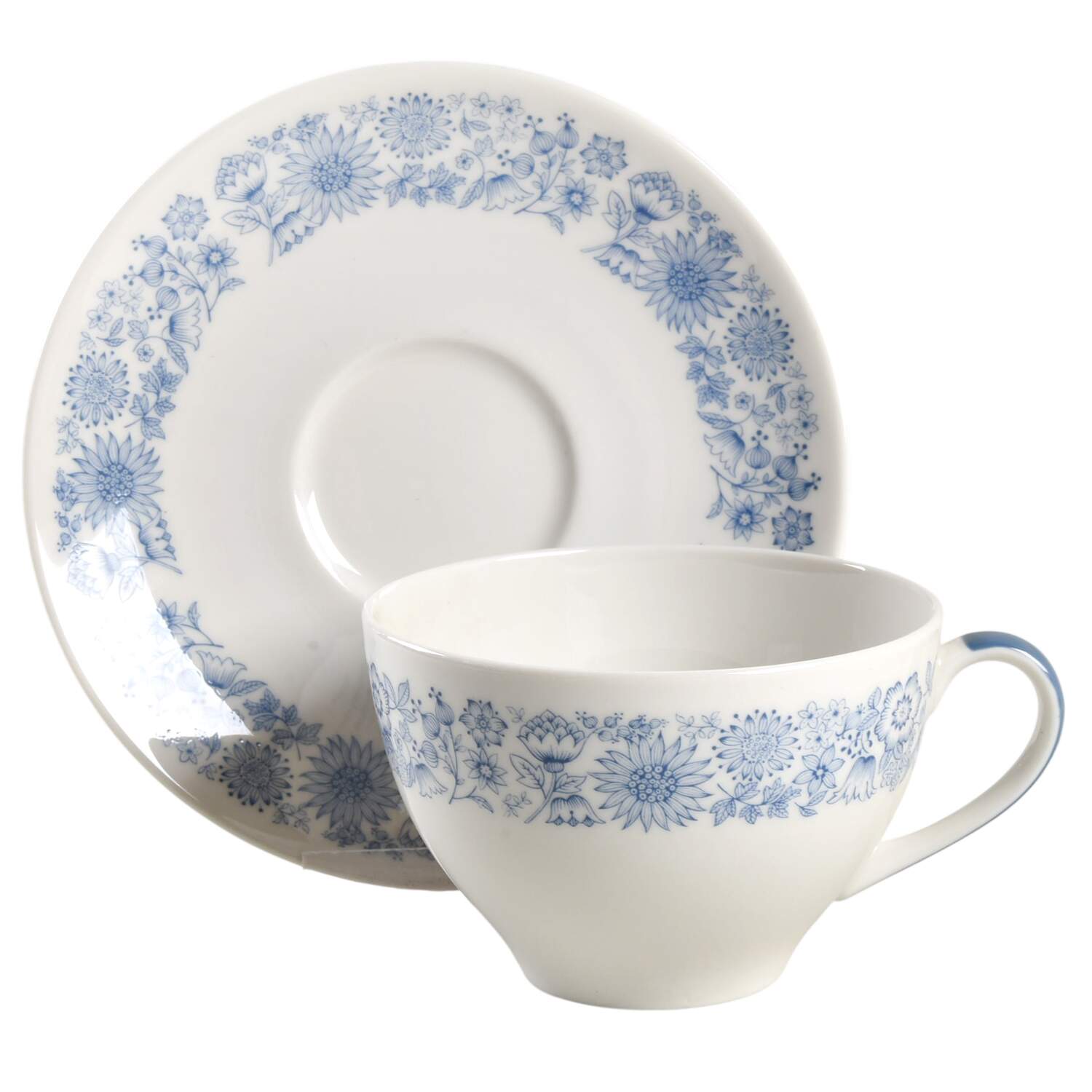 Cranbourne Flat Cup & Saucer Set by Royal Doulton-1