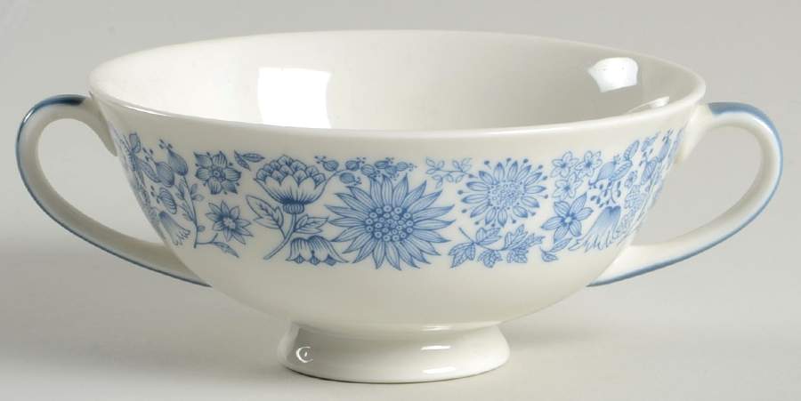 Cranbourne Footed Cream Soup Bowl by Royal Doulton-1