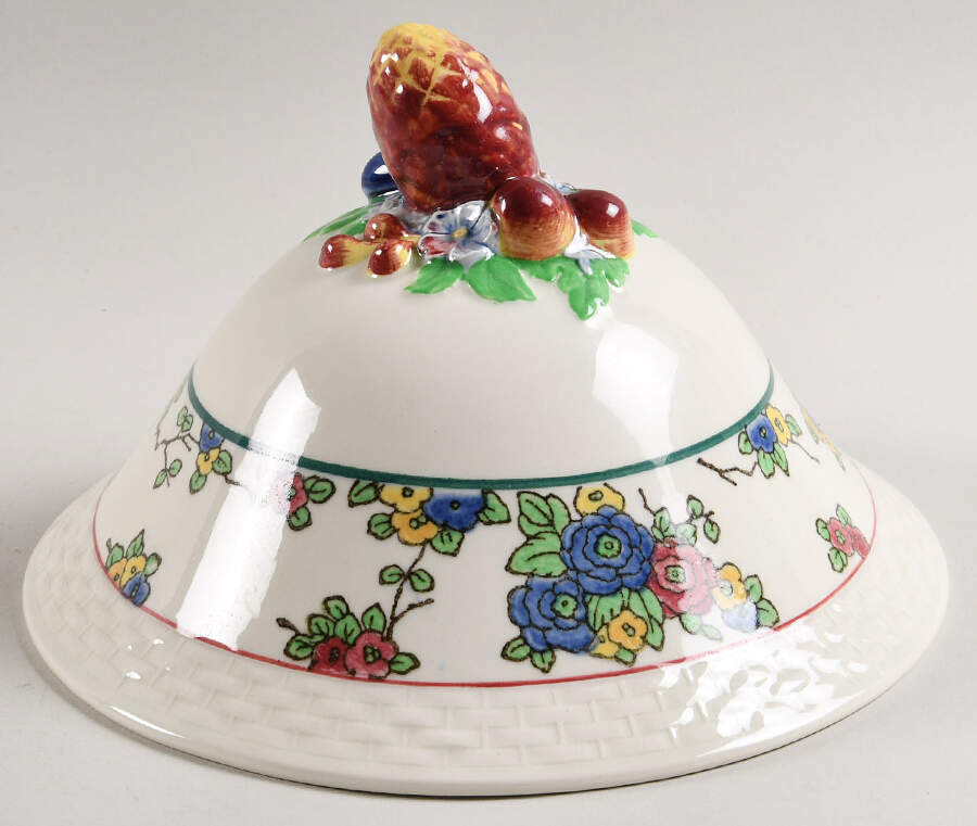 Cromer Lid for Round Vegetable by Royal Doulton-1