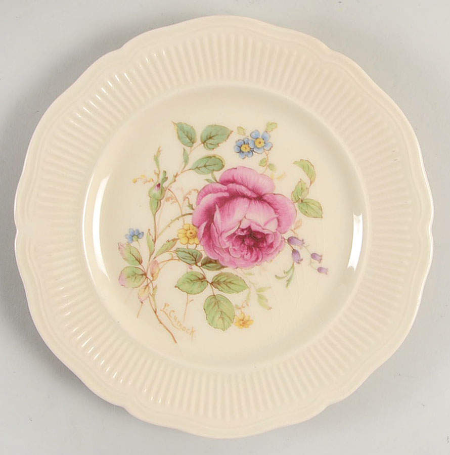 Curnock Rose Bread & Butter Plate by Royal Doulton-1