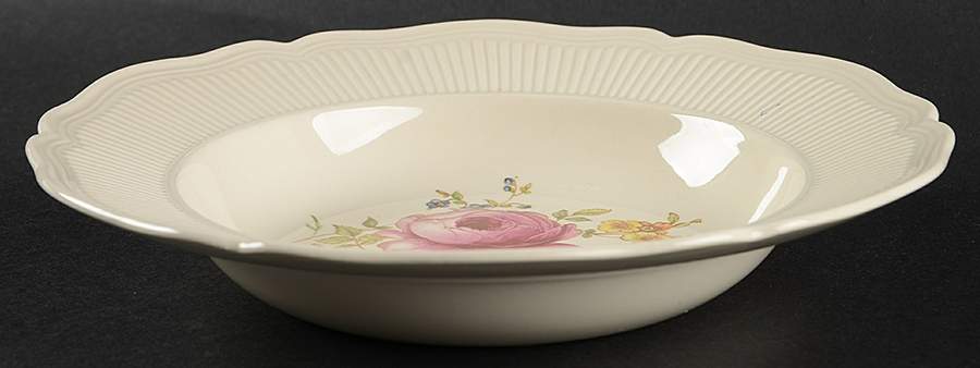 Curnock Rose Rim Soup Bowl by Royal Doulton-1