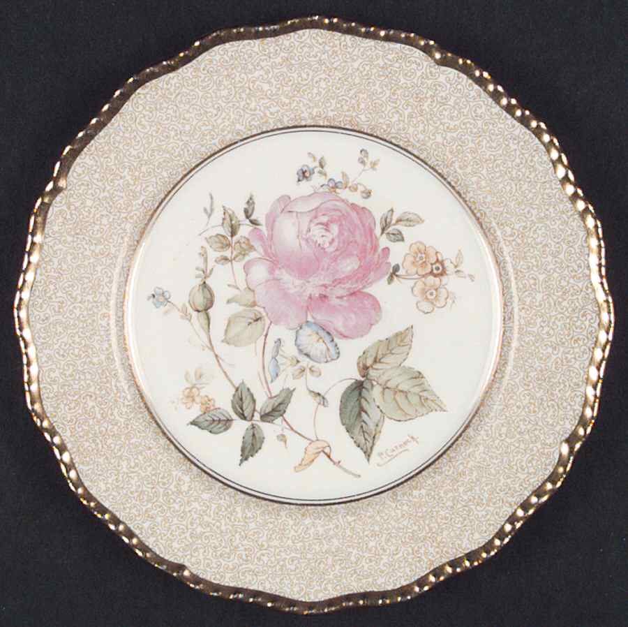 Curnock Rose Salad Plate by Royal Doulton-1