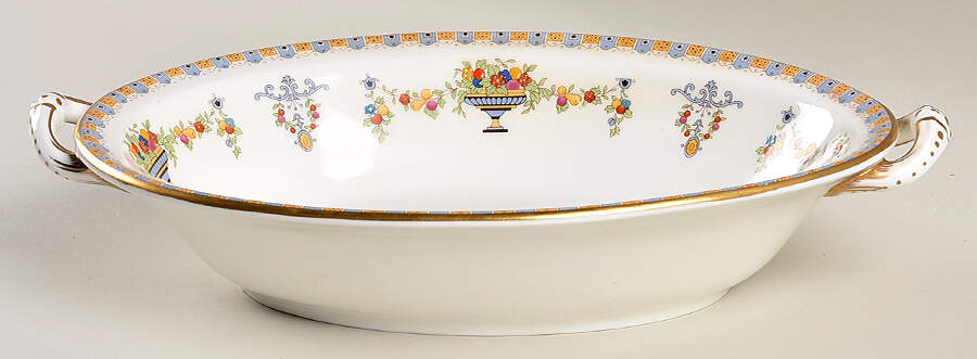 Curzon 10" Oval Vegetable Bowl by Royal Doulton-1