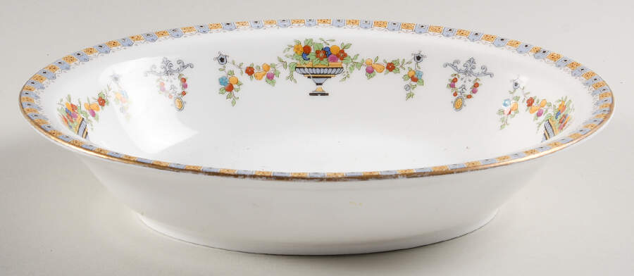 Curzon 9" Oval Vegetable Bowl by Royal Doulton-1