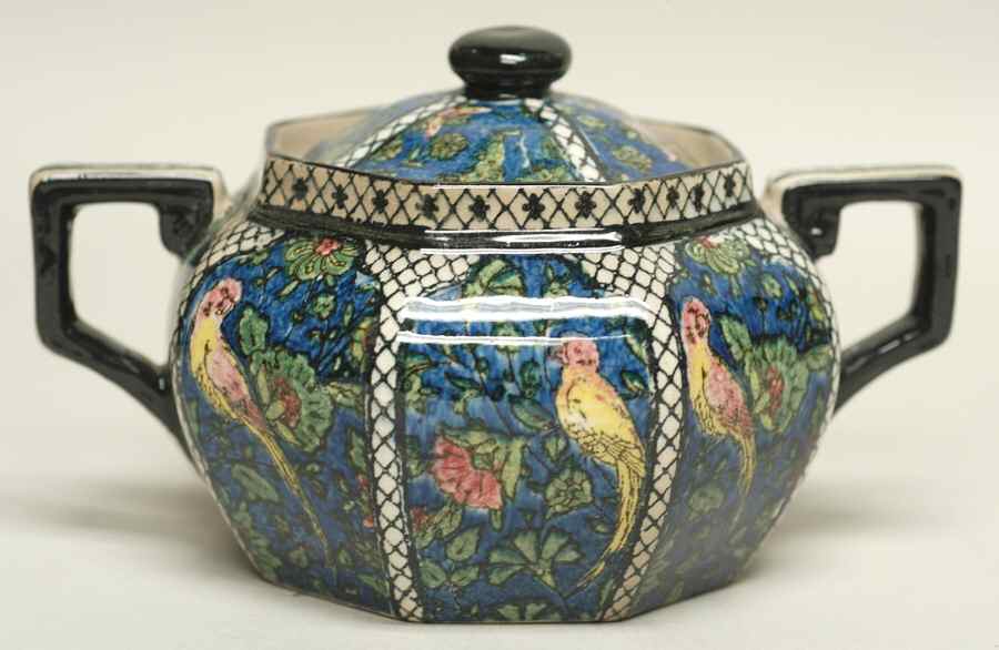 Persian C Sugar Bowl & Lid by Royal Doulton-1