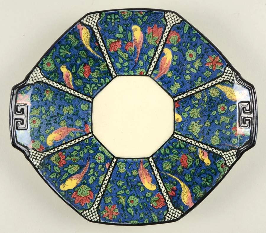 Persian C Handled Cake Plate by Royal Doulton-1