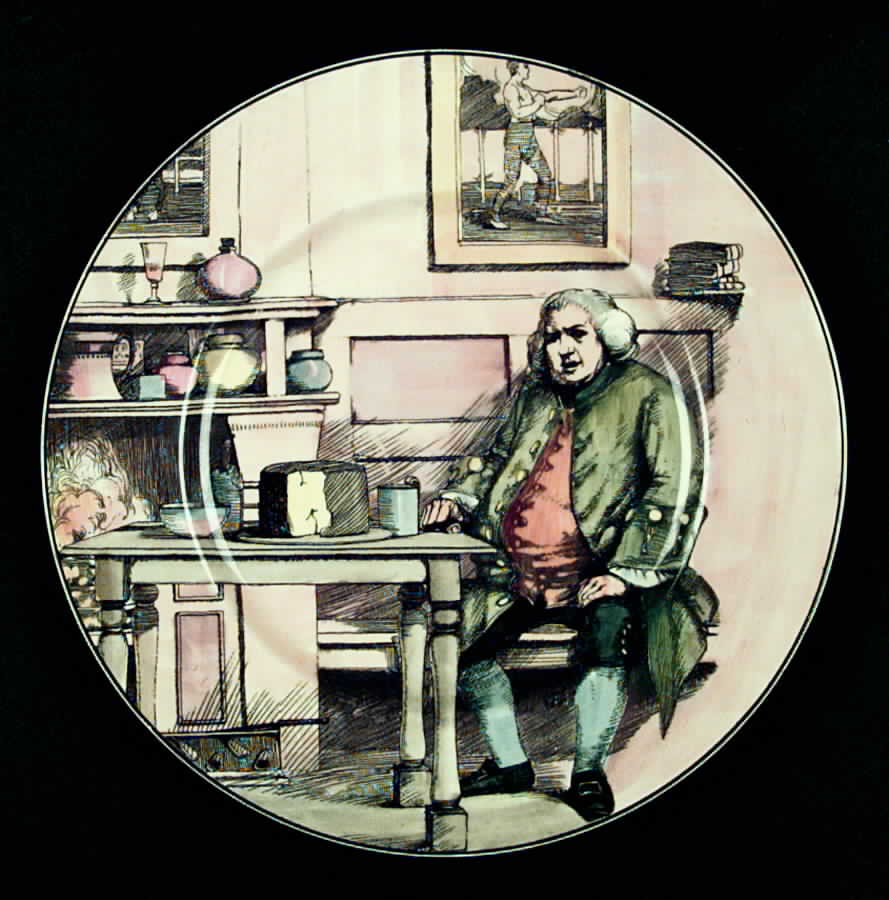 Doctor Johnson Dinner Plate by Royal Doulton-1