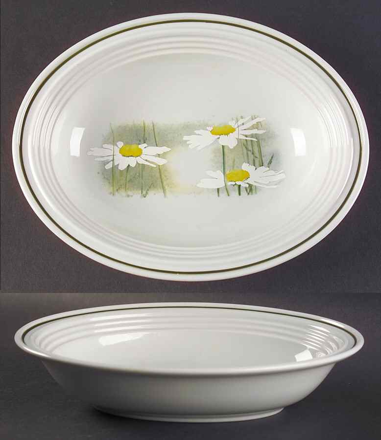 Daisyfield 10" Oval Vegetable Bowl by Royal Doulton-1