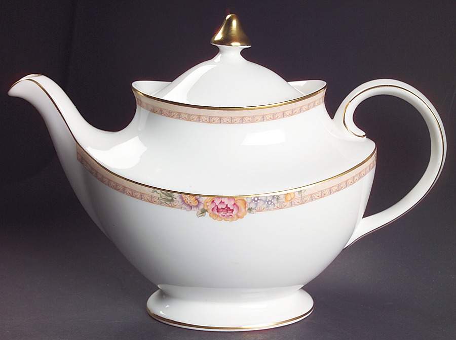 Darjeeling Teapot & Lid by Royal Doulton-1