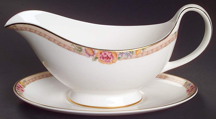 Darjeeling Gravy Boat & Underplate by Royal Doulton-1