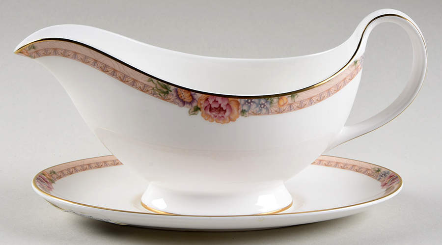 Darjeeling Gravy Boat & Underplate by Royal Doulton-1