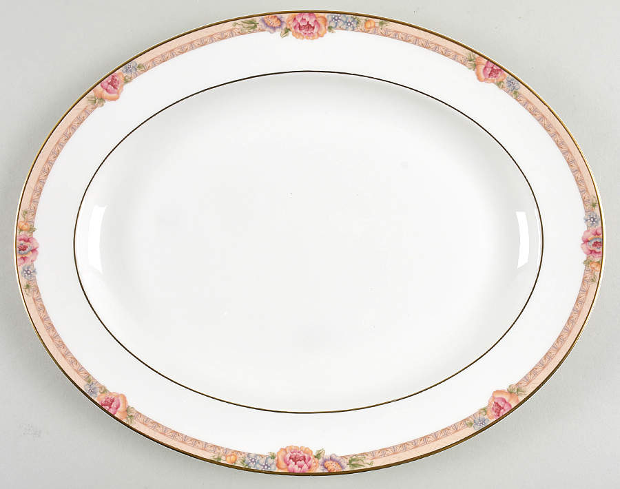 Darjeeling 13" Oval Serving Platter by Royal Doulton-1