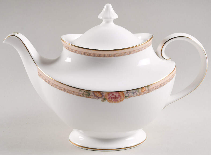 Darjeeling Teapot & Lid by Royal Doulton-1