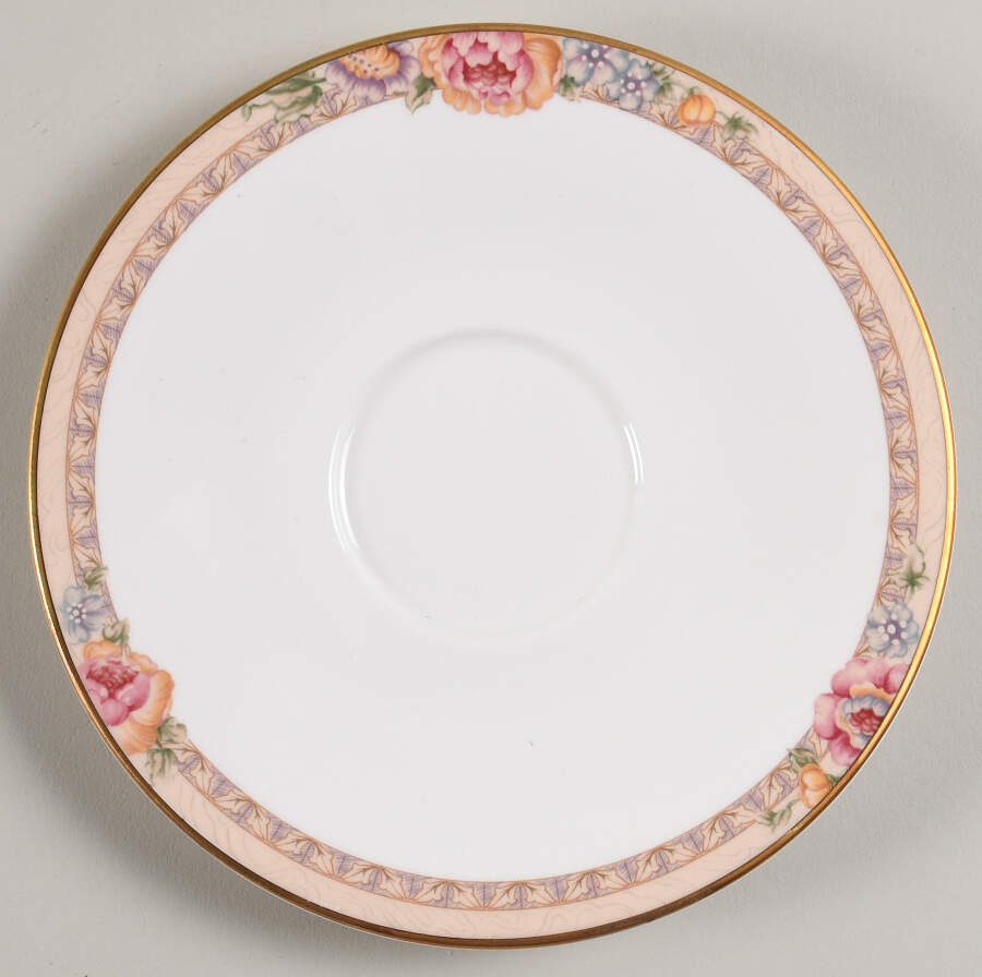 Darjeeling Saucer for Footed Cup by Royal Doulton-1