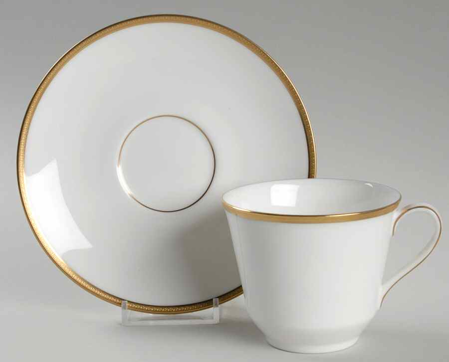 Delacourt Flat Cup & Saucer Set by Royal Doulton-1