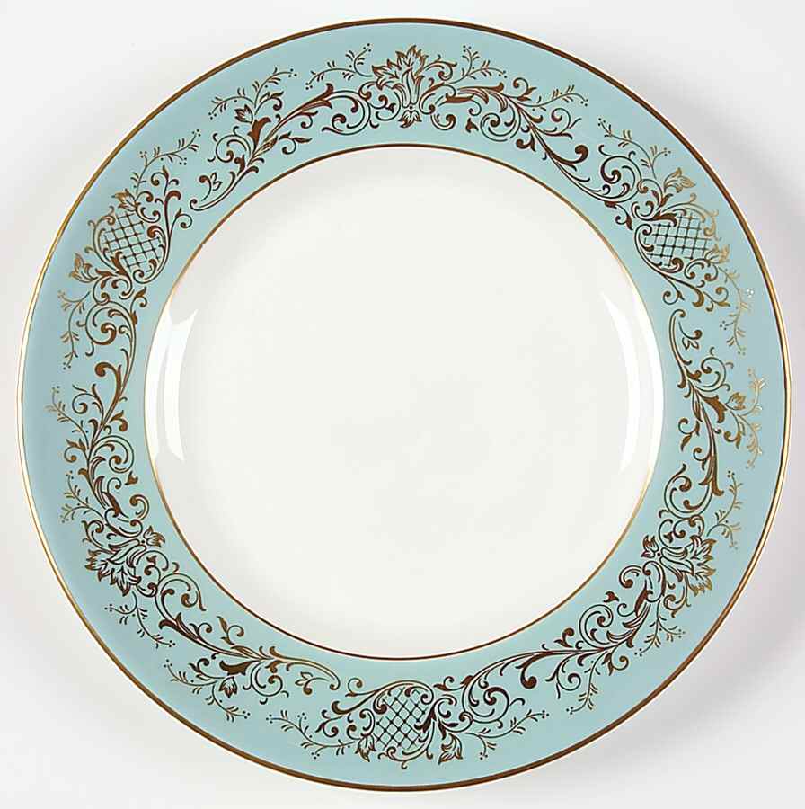 Delamerie Turquoise Bread & Butter Plate by Royal Doulton-1
