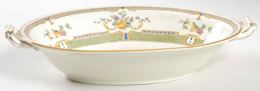 Devonshire 10" Oval Vegetable Bowl by Royal Doulton-1