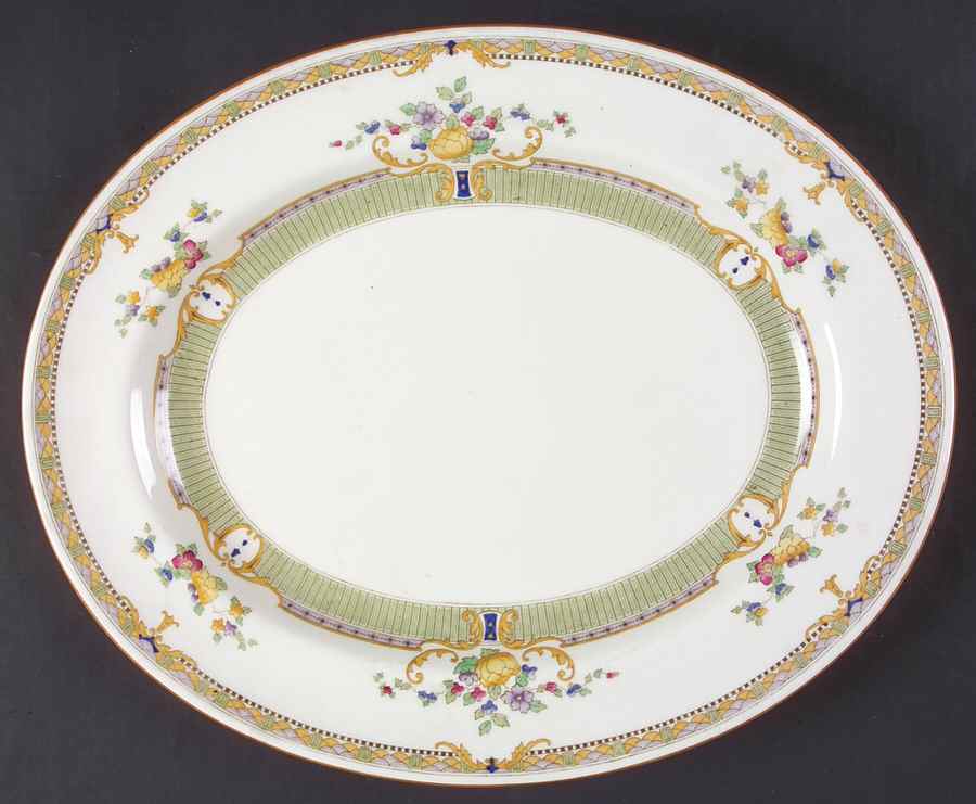 Devonshire 14" Oval Serving Platter by Royal Doulton-1