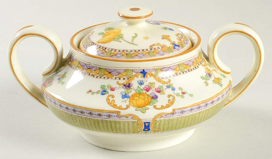 Devonshire Mini Sugar Bowl & Lid by Royal Doulton-1