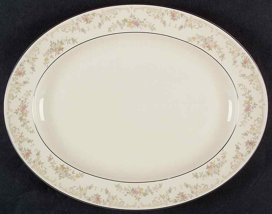 Diana 13" Oval Serving Platter by Royal Doulton-1