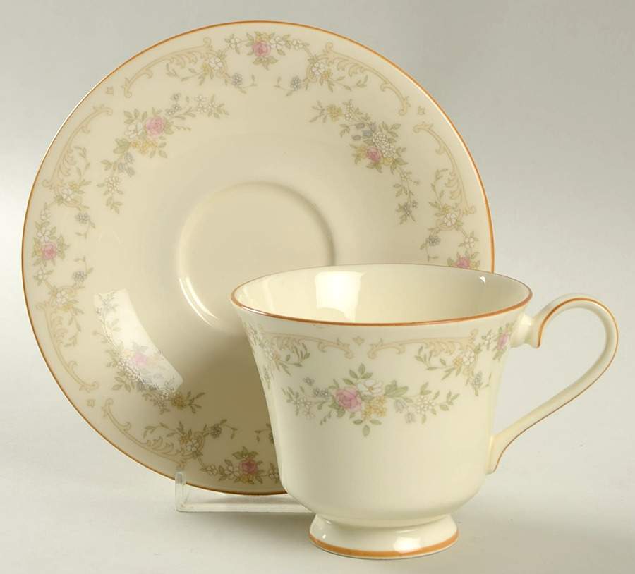 Diana Micro Footed Cup & Saucer Set by Royal Doulton-1